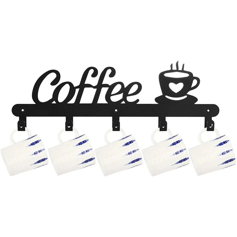 Kitchen Appliances Rack - Металлическая настенная подставка для кофейных кружек,