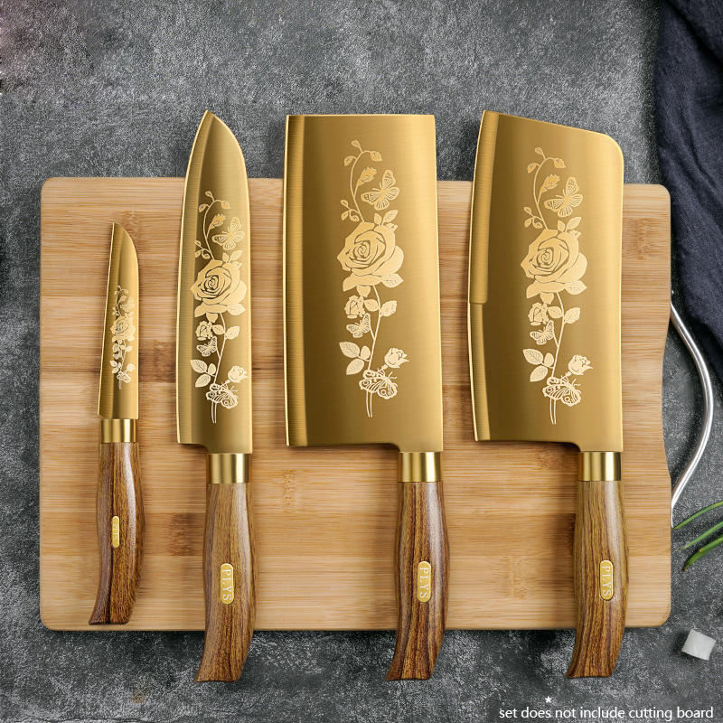 Kitchen Appliances Luxury - Набор кухонных ножей из 4 предметов