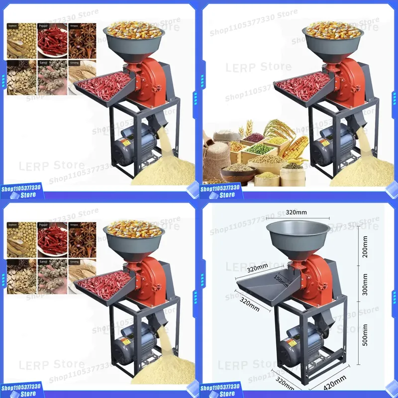 Kitchen Appliances Direct - Электрическая мельница для зерна, бытовая молотковая