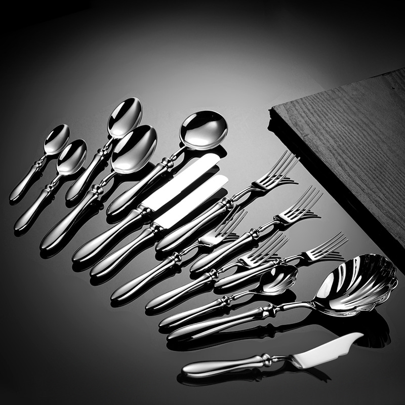 Kitchen Appliances Luxury - Дорогой набор столовых приборов из нержавеющей