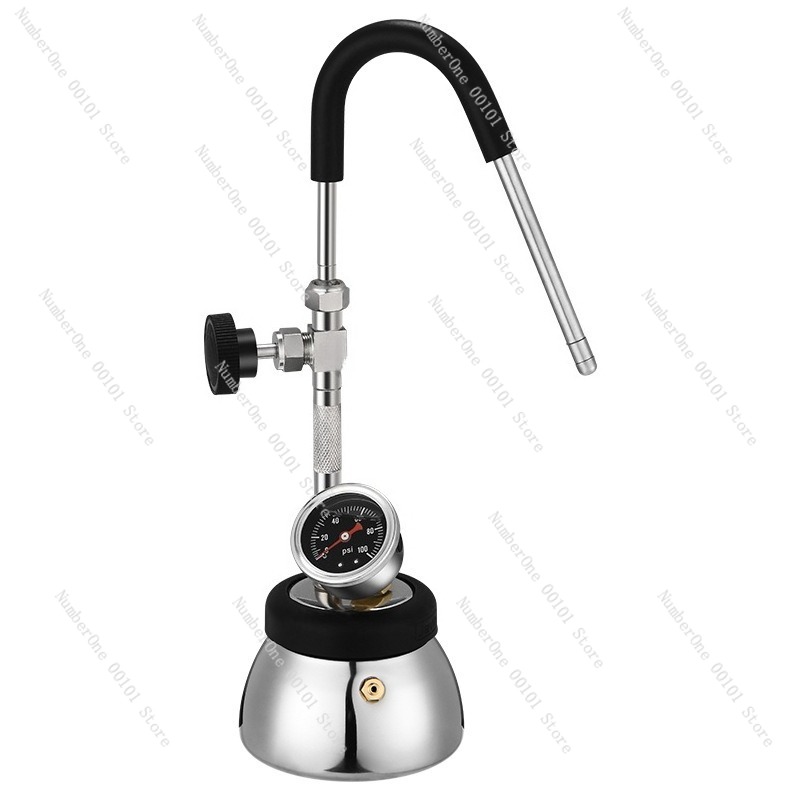 Kitchen Appliances Direct - Кофеварка-пароварка из нержавеющей стали, многофункциональный вспениватель