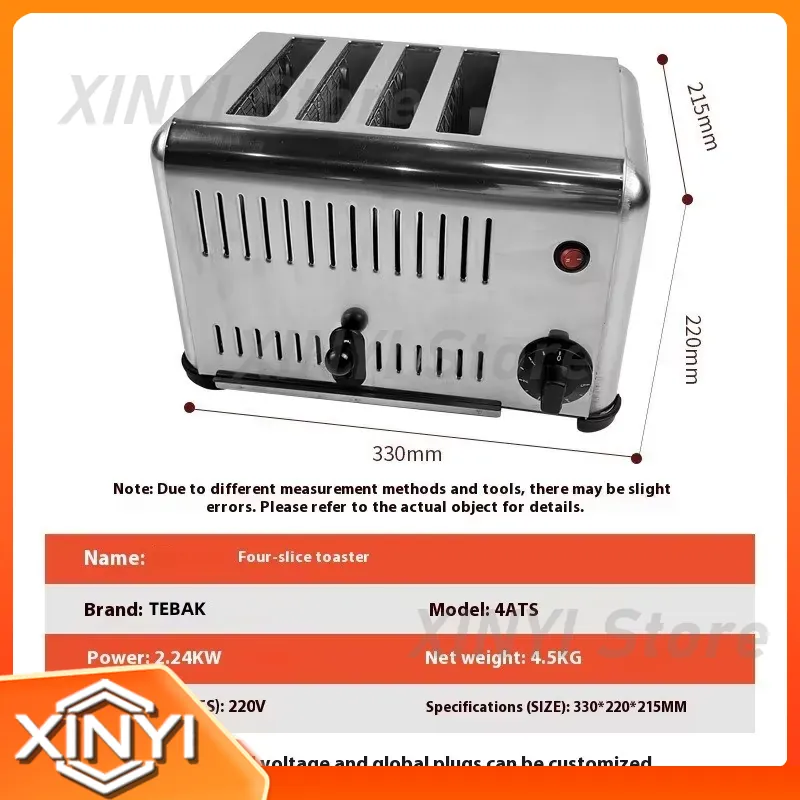 Электрический тостер-печь для  – обзор и цена Toaster 4 Slice