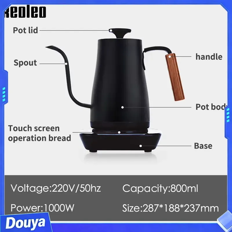 Электрический чайник XEOLEO с  – обзор и цена Electric Kettle Gooseneck