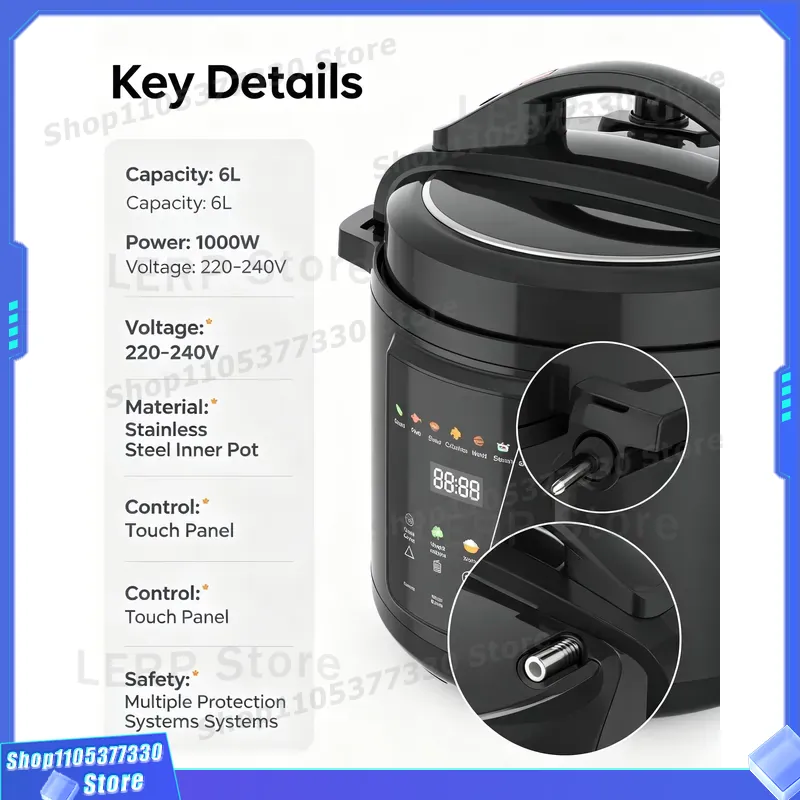Электрическая скороварка 6л/8л – обзор и цена Kitchen Appliances Direct